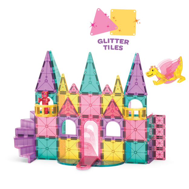 MAGNA-TILES - Castle Deluxe 48 Piece Set (90291) 18