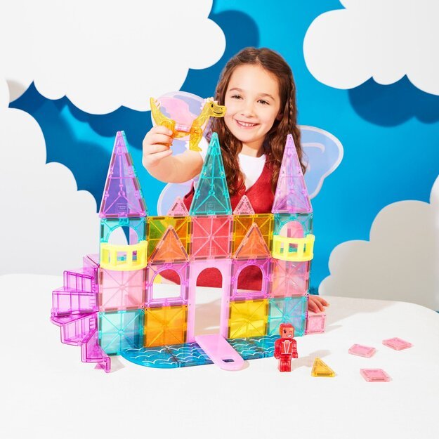 MAGNA-TILES - Castle Deluxe 48 Piece Set (90291) 3