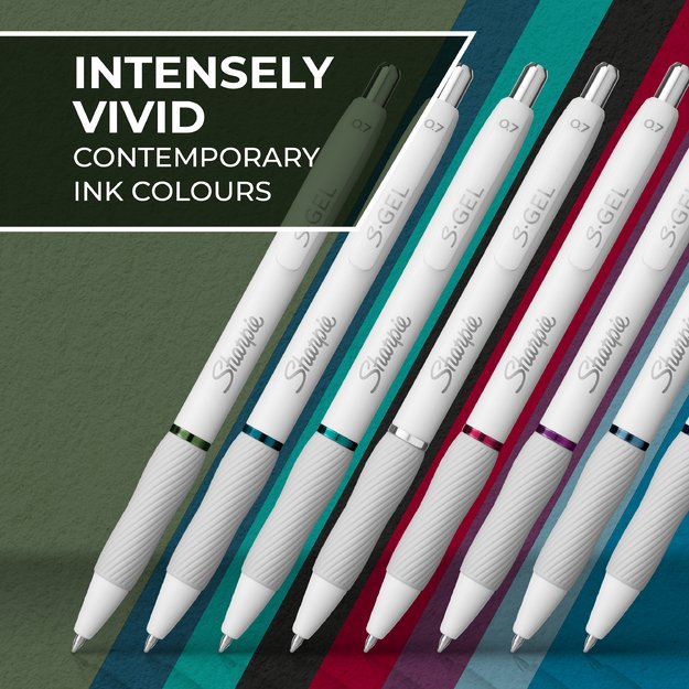Sharpie - S-Gel Gel Pens - Assorted Ink Colours - 8 Count 3