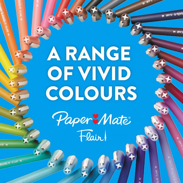 Paper Mate - Flair Felt Tip Pens - Candy POP Assorted Colours - 16 Count 10