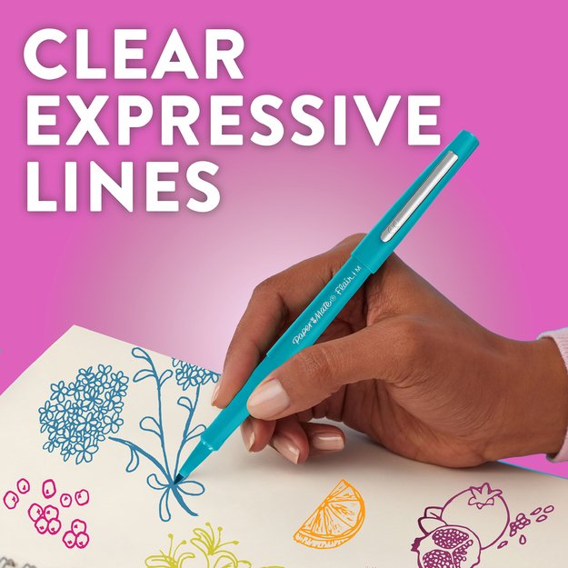 Paper Mate - Flair Felt Tip Pens - Candy POP Assorted Colours - 16 Count 9