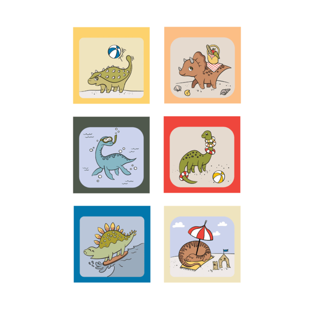 Filibabba - My favourite water colouring book - Dinos (FI-03583) 1