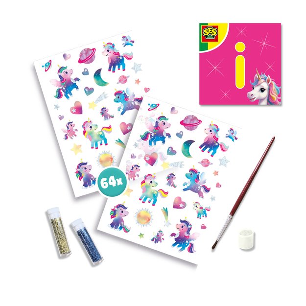 SES Creative - Tattoos and Glitter Unicorn - (S14724) 4