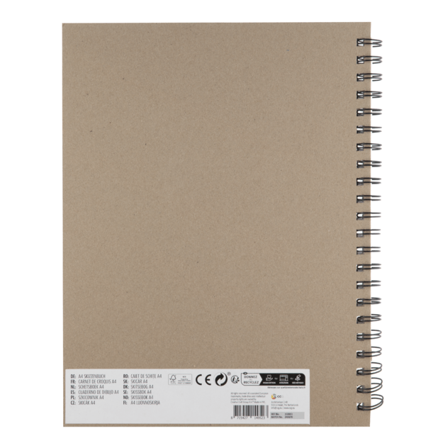 Moxy - Sketch book A4, 135 gsm, 40 sheets (110011) 1