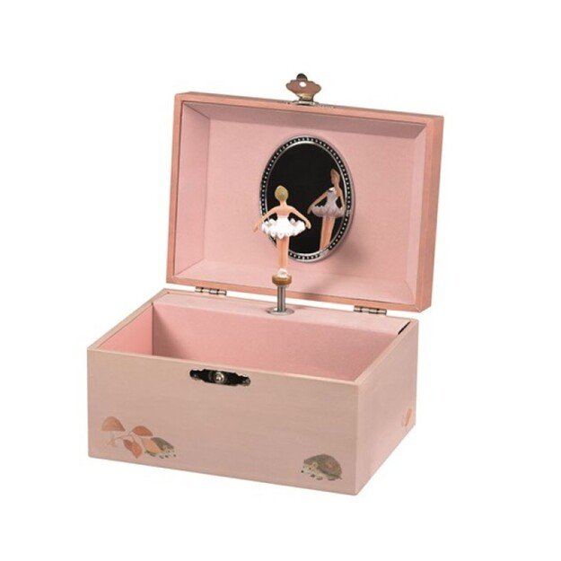 Egmont Toys - Musical Jewelry Box Fawn - Pink - 15 x 10 x 9 cm