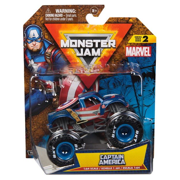 Monster Jam - 1:64 Marvel Single Packs Asst.(6069960) 2
