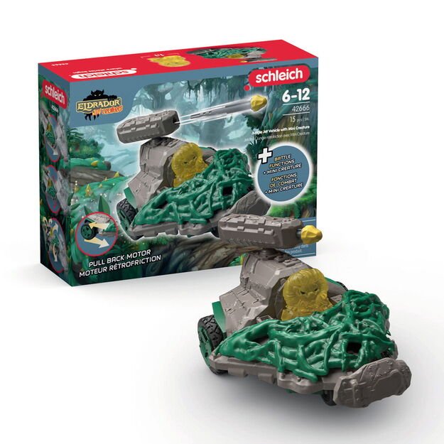 Schleich - Jungle Jet Vehicle with Mini Creature - (42666) 2