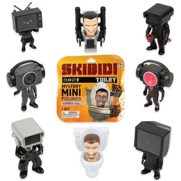 Skibidi Toilet - Mini Mystery Figures Assorted (1300)