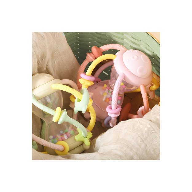 Le Toft - Activity Hourglass Toy Pink (TT22216) 1