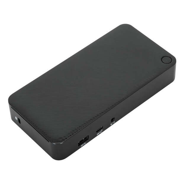 Targus - Universal DisplayLink USB-C Dual 4K DisplayPort Docking Station with 65 W Power Delivery