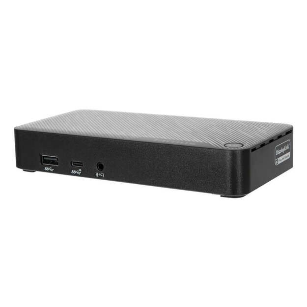 Targus - Universal DisplayLink USB-C Dual 4K DisplayPort Docking Station with 65 W Power Delivery 1