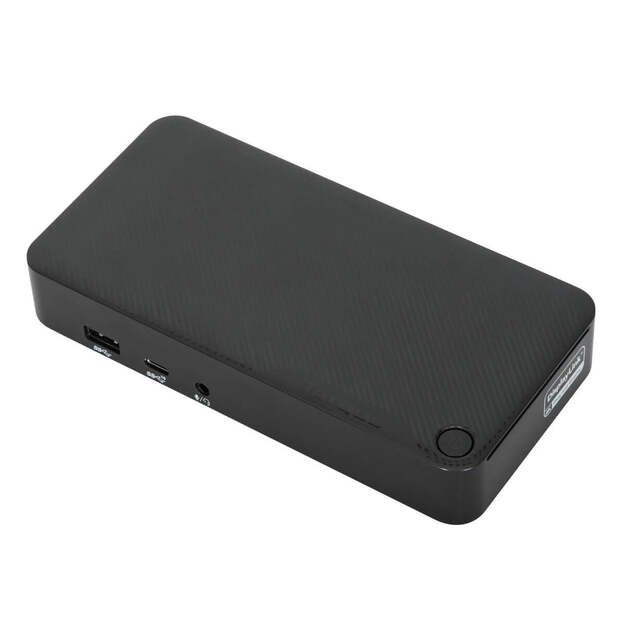 Targus - Universal DisplayLink USB-C Dual 4K DisplayPort Docking Station with 65 W Power Delivery 4