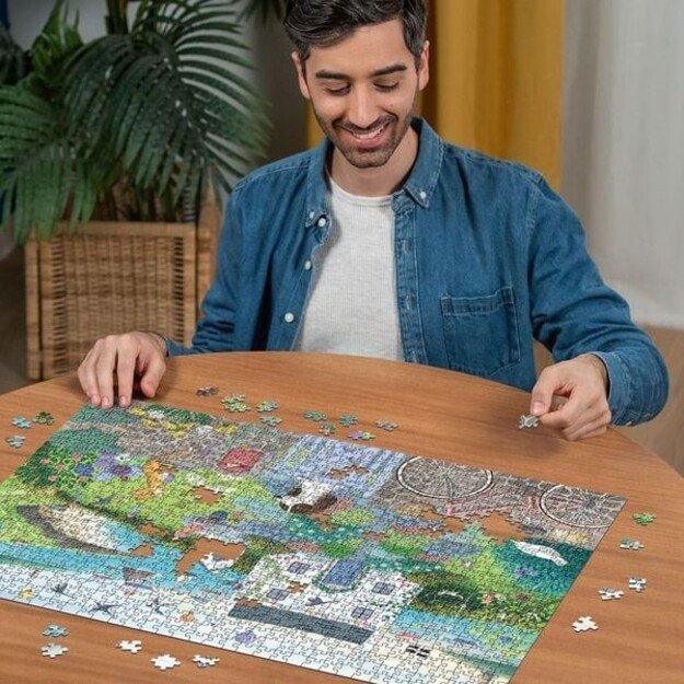 Ravensburger - Puzzle - Coastal Cottage 1000p (12001104) 2