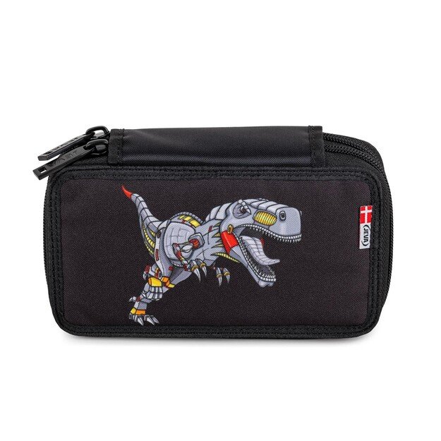 JEVA - Pencil Case TwoZip - Dinosaur Robot (8865-61) 3