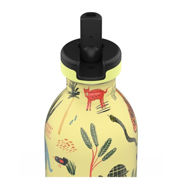 24 Bottles - Kids Collection - Urban Bottle 500 ml w. Sports Lid - Jungle Friends (24B917) 1
