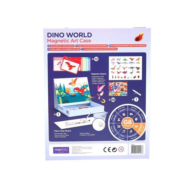 mierEdu - Magnetic Art Case - Dino World - (ME156)