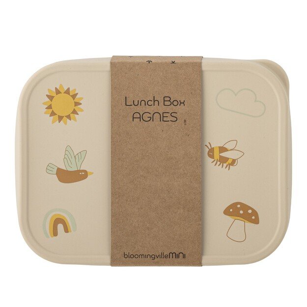 Bloomingville MINI - Agnes Lunch Box - Nature - Stainless Steel 2