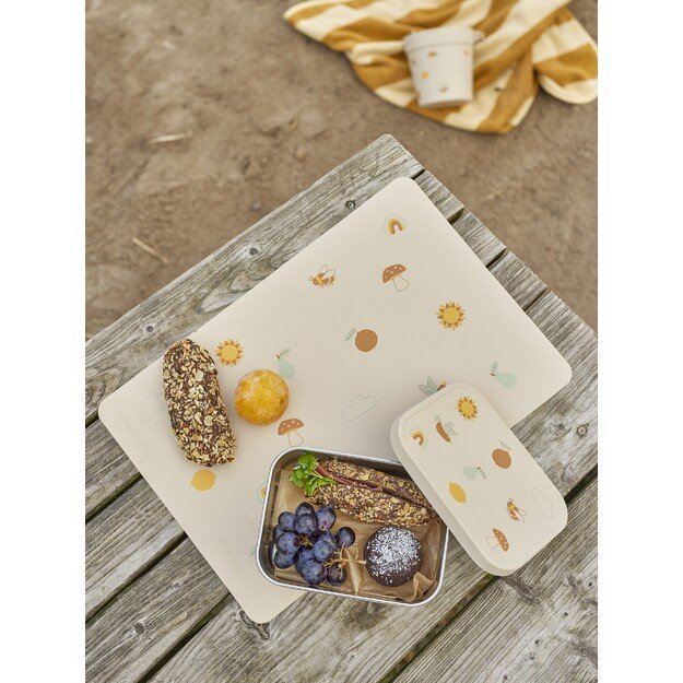 Bloomingville MINI - Agnes Lunch Box - Nature - Stainless Steel 3