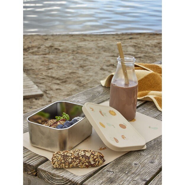 Bloomingville MINI - Agnes Lunch Box - Nature - Stainless Steel 4