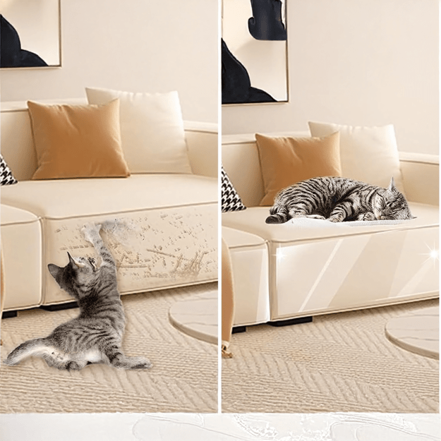 Kaitsekile mööbli ukse kriimustustele kassidele 5 tk. 45x15 cm