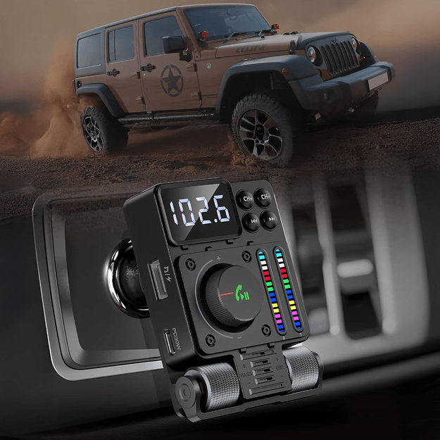 Transmiter Samochodowy Nadajnik Radio Fm Bluetooth 5.3 PD 30W Ładowarka  8