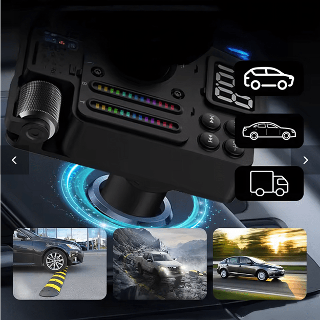 Transmiter Samochodowy Nadajnik Radio Fm Bluetooth 5.3 PD 30W Ładowarka  7