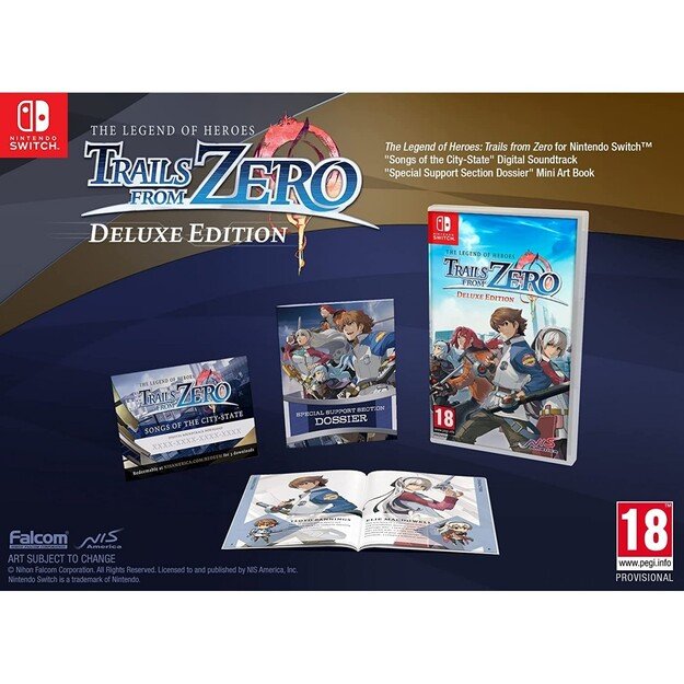 The Legend of Heroes: Trails from Zero Deluxe Edition

  - Nintendo Switch