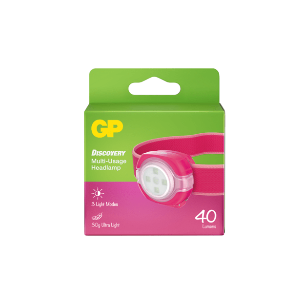 GP - Discovery Multi-Usage Headlamp, CH31, 40 lumens