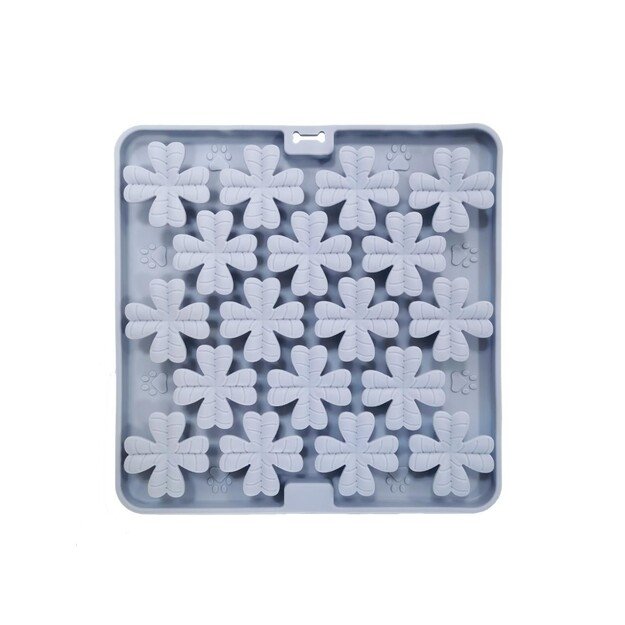 Nordic paws - Lickmat Flower - Grey - 20x20cm