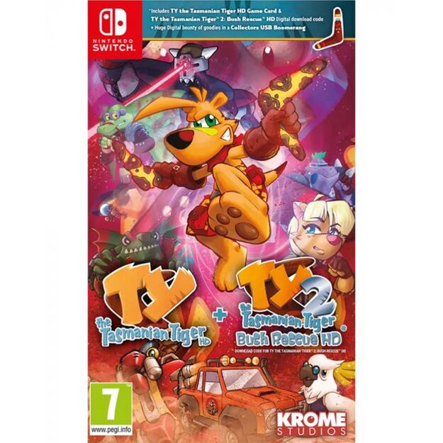 TY The Tasmania Tiger HD + TY The Tasmania Tiger HD 2: Bush Rescue HD Bundle

  - Nintendo Switch
