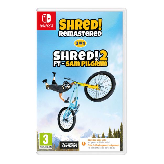 Shred! Remastered & Shred! 2 Ft. Sam Pilgrim (Code in Box)

  - Nintendo Switch