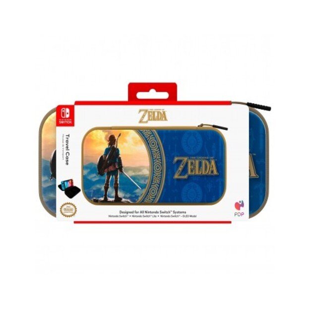 PDP Deluxe Travel Case Zelda Hyrule Blue Licensed Switch