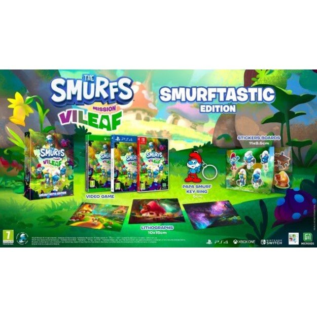 The Smurfs: Mission Vileaf Smurftastic Edition (Nordic)

  - PlayStation 4
