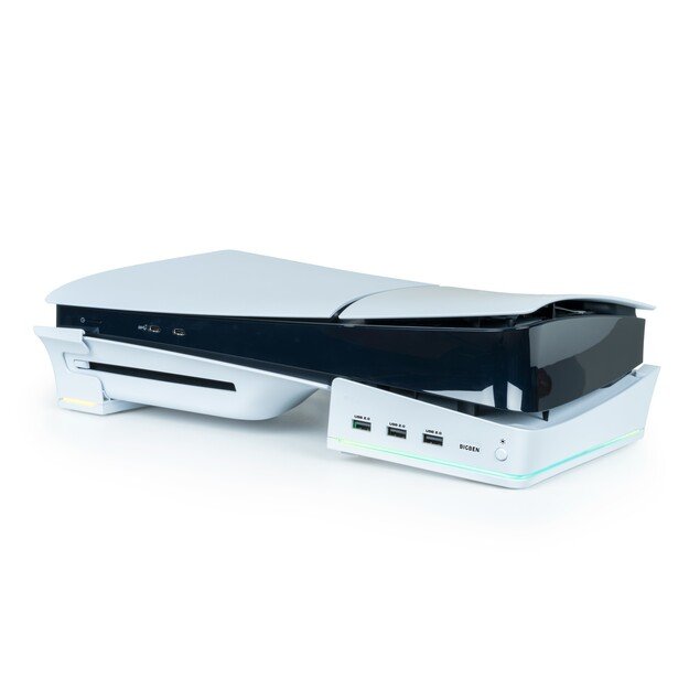 Nacon Horizontal Hub Station RGB/USB Hub, White PS5 Slim 6