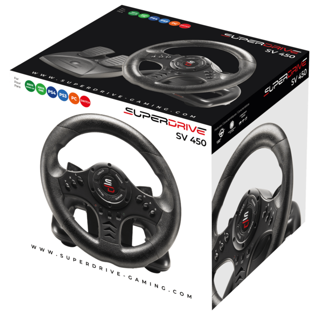 Subsonic Superdrive SV 450 - PS4/PS3/Xbox One, X/S / Switch / PC