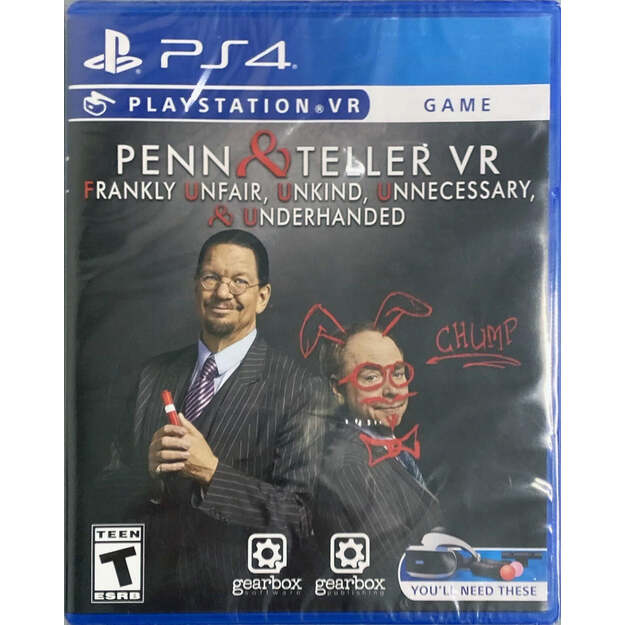 Penn & Teller VR: Frankly Unfair (Import)

  - PlayStation 4