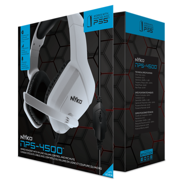 Nyko Np5-4500 Wired Headset For Ps5