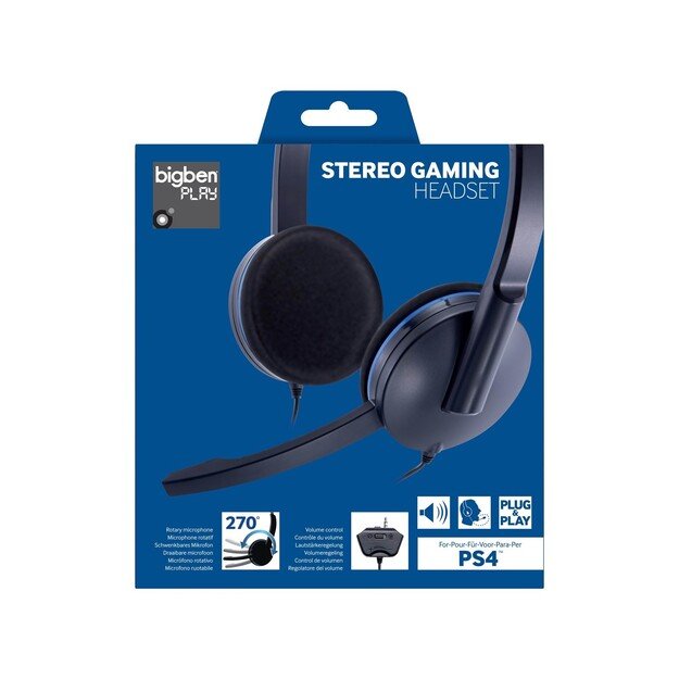 Nacon PS4 Stereo Gaming Headset Black