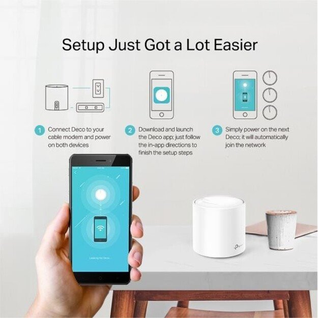 TP-Link - Deco X20 AX1800 Whole-Home Mesh Wi-Fi 6 System (2-pack)