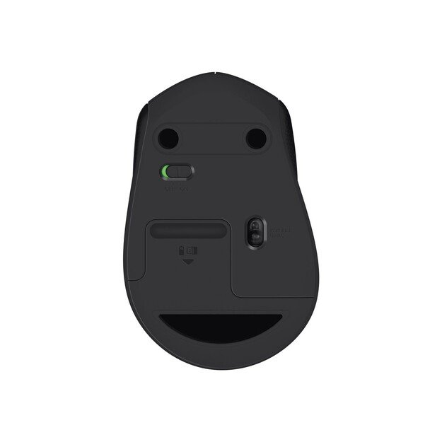 Logitech - M330 Mouse USB Optical Black Wireless