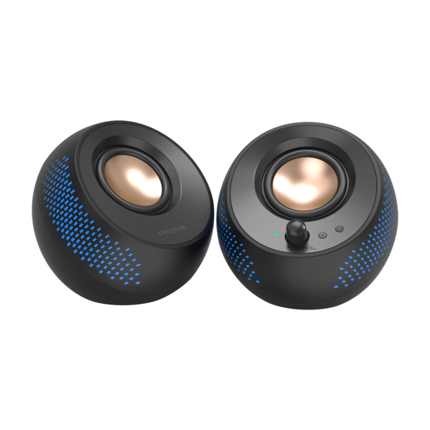 Creative - Pebble X 2.0 USB-C computer RGB speakers