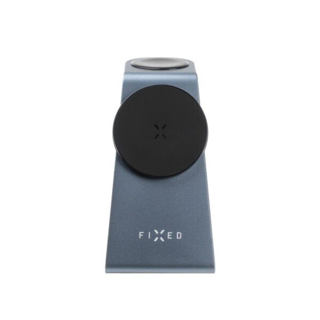 Fixed - 3in1 Mag Aluminum Wireless Charging station Black