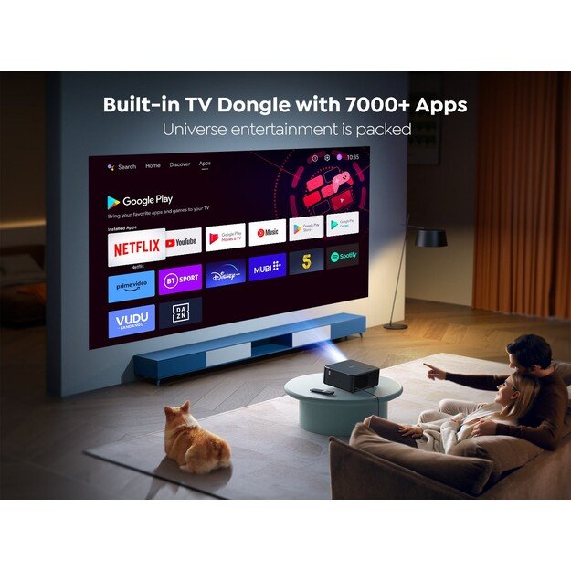 Yaber - K2s Smart Entertainment Theatre Projector with JBL Speakers