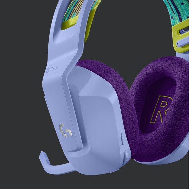 Logitech - G733 LIGHTSPEED Headset - LILAC - 2.4GHZ