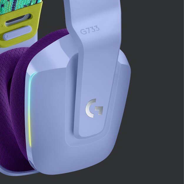 Logitech - G733 LIGHTSPEED Headset - LILAC - 2.4GHZ