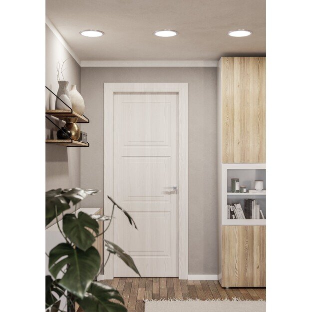 EGLO - Fueva-Z recessed light brushed steel Ø21.6 - TW - Zigbee, Bluetooth