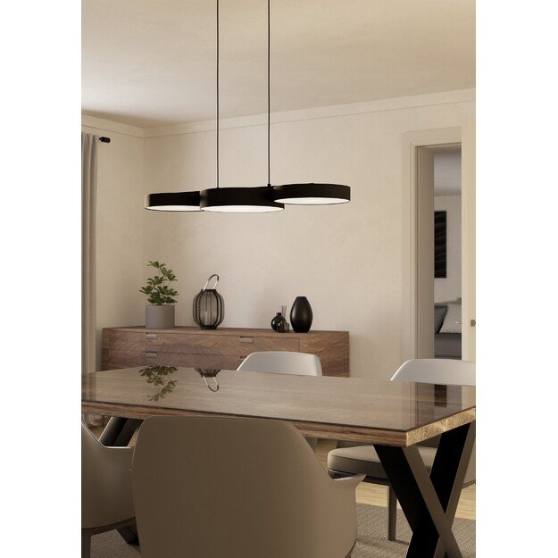EGLO - Barbano-Z long table pendant black L84.5 - RGB + TW - Zigbee, Bluetooth