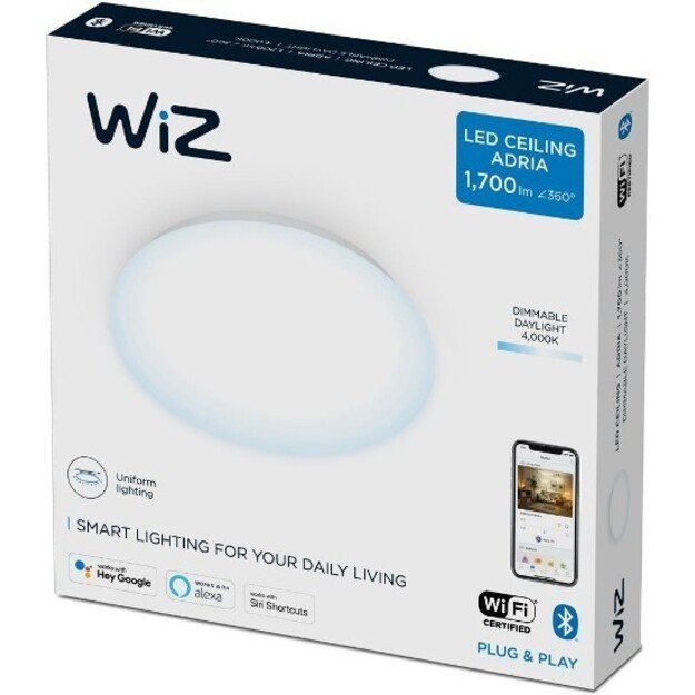WIZ - Adria WiZ Ceiling 17W RD 4000K Dim