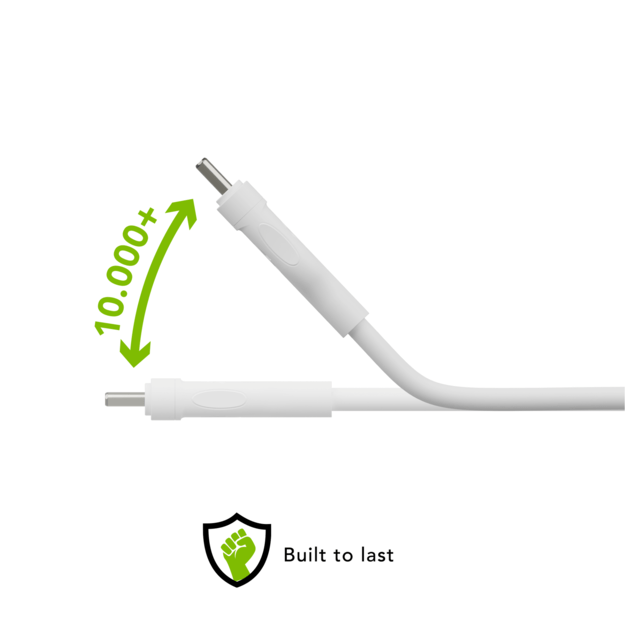 dbramante1928 - Re-charge - Cable - USB-C to MFI Lightning, 1.2m - White
