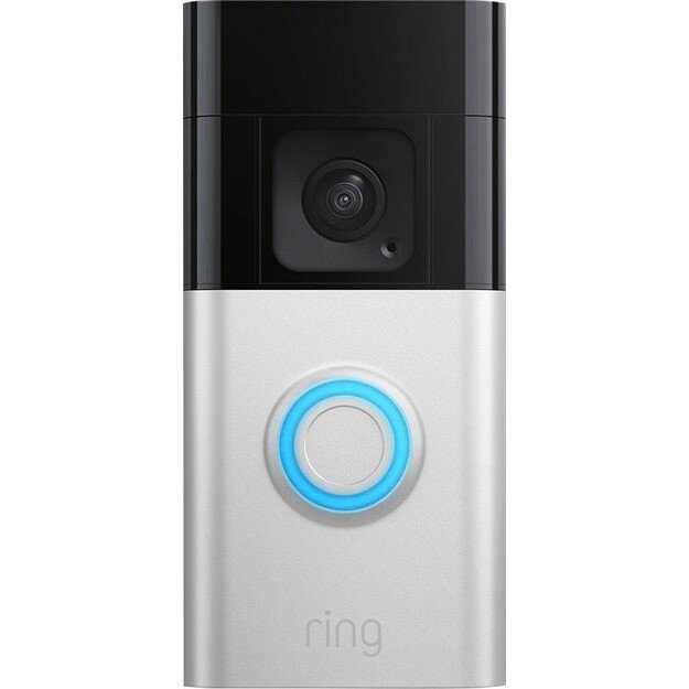 Ring - Battery Video Doorbell Plus Satin Nickel